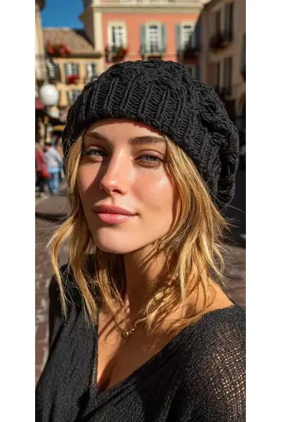 کلاه بافت دو لایه ترک کلاه بافت دو لایه ترک