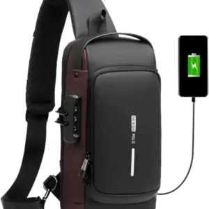 کیف USB دار دوشی و کمری مردانه