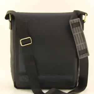 کیف لپ‌تاپ مشکی چرم مصنوعی ضد آب برای مدرسه و کار - 13643