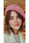 کلاه نمدی هنرمند پریمیوم زنانه - 13307