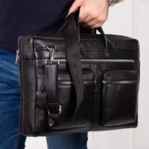 کیف لپ‌تاپ چرم طبیعی سایز بزرگ (38X26CM) - 13583