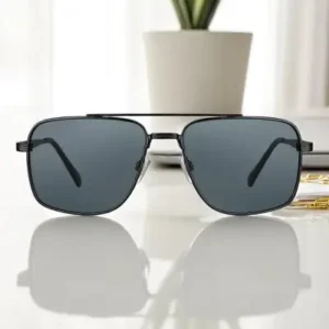 عینک آفتابی مشکی مردانه با محافظت UV400 و پلاریزه اصل ۱۰۰ درصدی مدل DKG6258C1 - 13488