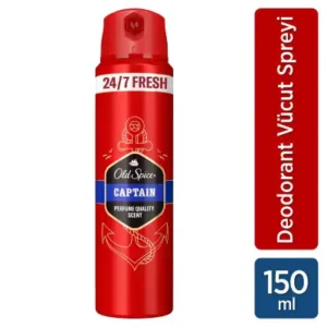 اسپری بدن مردانه کاپیتان 150 میل اورجینال