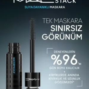 ماسکارا ضد آب مک‌استک - مشکی - ۱۲ میلی‌لیتر - 13247