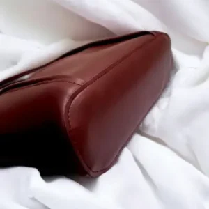 کیف دوشی کلاسیک زنانه با طراحی bordo و جیب دار - 13138