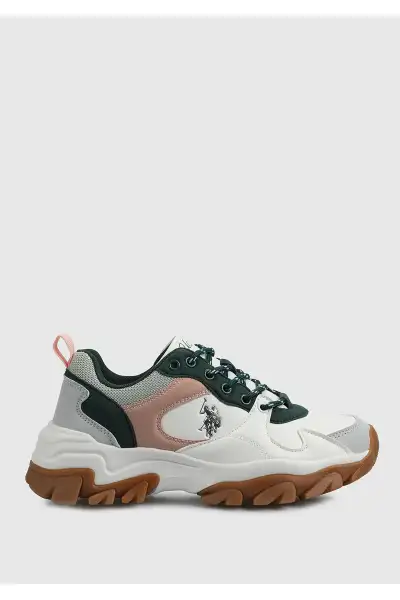 کفش طبی اسنیکر زنانه اورجینال از برند مشهور پولو رنگ سفید